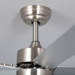 Stille plafondventilator 107 cm met gelijkstroommotor en LED-verlichting – 6 snelheden, omkeerbare functie, dimbare verlichting met drie kleurtemperaturen, afstandsbediening met timer — thumbnail 1