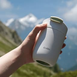 OutIn Travel Tumbler - Zandwit - Beker — thumbnail 5