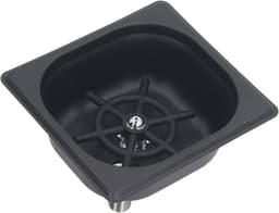 Glazenspoeler - Bekerwasser - Snel Reinigen - Automatische Bediening - 16.3x17.8x6.5cm - Mat Zwart — thumbnail 5