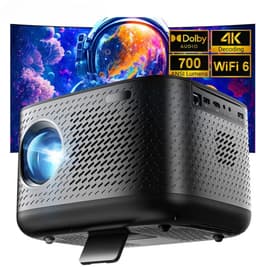 Mini Beamer - Projector - Digitale Beamer - Draagbaar - 1080P - Met Netflix - Autofocus - 26000LM - 4K Projector - Bluetooth Beamer - 700 ANSI - 110W - WiFi 5G - Android 9.0 system - Zwart — thumbnail 2