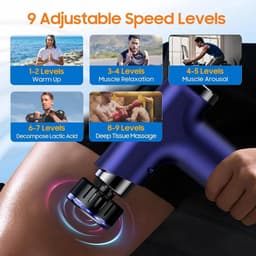 Krachtig Massagepistool met Warmte & Koude Therapie voor Spierherstel — thumbnail 3