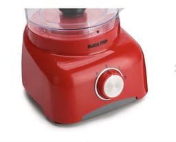 Qoock | Food Processor | Retro Line - Rood | 13 Delig | 800w | Met accessoires — thumbnail 4