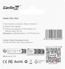 Carlinkit Mini Ultra Draadloze Adapter Voor Carplay Android Auto — thumbnail 4