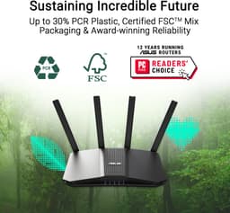 ASUS RT-BE82U BE6500 draadloze router 2,5 Gigabit Ethernet dual-band (2,4 GHz / 5 GHz) zwart — thumbnail 2