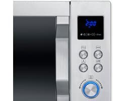 Severin MW 7918 CrispyWave Magnetron – 4-in-1 – Grill – Heteluchtfriteuse – Oven – 230°C – Pizzaplaat – RVS