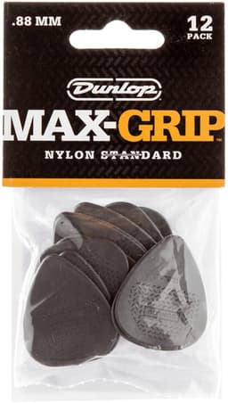 Dunlop 449P088 Max Grip Plectrum 0.88mm 12-Pack - Plectra, zakje met 12 stuks — thumbnail 1
