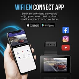 AZDome M63 Pro 1CH dashcam - Ultra 4K resolutie - Wifi - Gps - Parkeerstand - 64gb Micro SD - 3.0 inch Lcd - dashcam voor auto — thumbnail 4