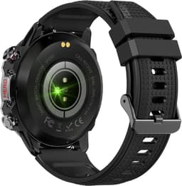 WizBay Premium Select® 1.39inch Sport Smartwatch Dames Heren TFT - Bluetooth Call - Magnetic Laden - Slaap Hart Monitor - O2 en Bloeddrukmeter - 100+ Sport Modi - Message - Alu Mat Zwarte Case - Smartwatches - Zwarte TPU Band — thumbnail 3