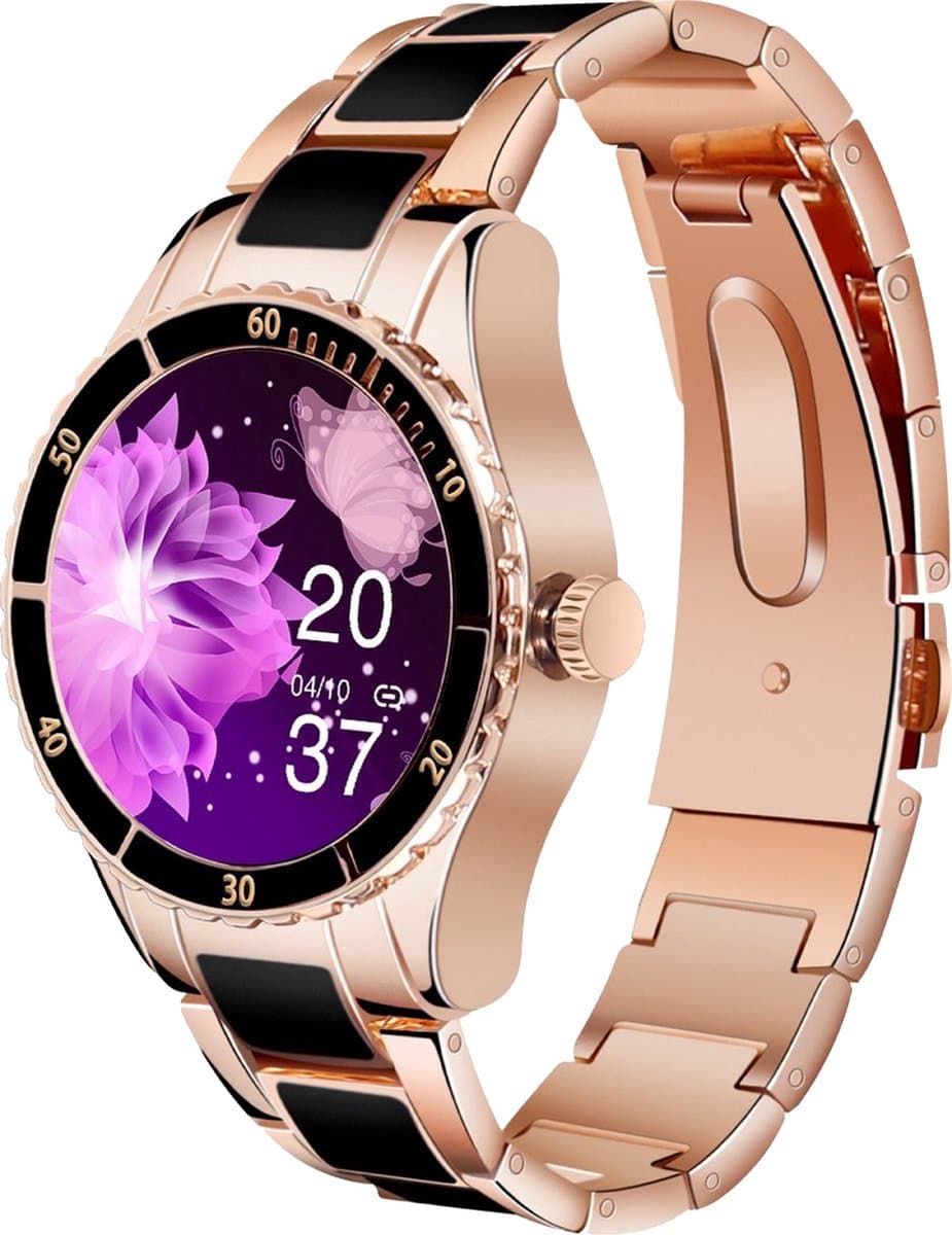 Darenci Smartwatch Timeless - Smartwatch dames - Smartwatch Heren - Horloges voor mannen en vrouwen - Horloge - Activity tracker - Stappenteller - Bloeddrukmeter - Hartslagmeter - Zwart — afbeelding 1