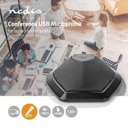Nedis Microfoon – Bedraad – Voor PC & Laptop – Plug & Play – USB — thumbnail 2