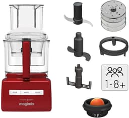 Magimix CS 5200 XL - Foodprocessor - Citruspers - Blokjes & staafjes kit - Rood — thumbnail 3