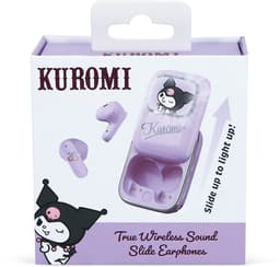 Kuromi - draadloze oordopjes - schuifdisplay met LED verlichting - met oplaadcase - touch control - lange batterijduur — thumbnail 3