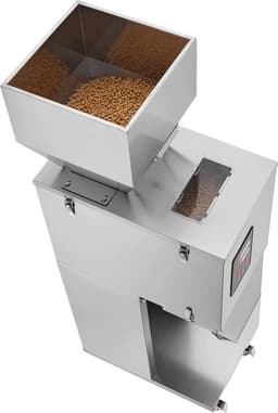 VEVOR Deeltjesvulmachine 20-5000g Automatische Vulmachine met Voetpedaal Roestvrijstalen Weegvulmachine Weegvuller voor Bonen Zaden Granen Thee Korrelverpakking — thumbnail 2