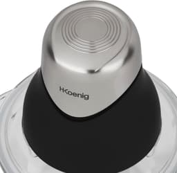 Mini Elektrische Hakker voor Koken en Bereiden van Pesto, Peterselie, Noten en Knoflook - Gegradueerde Glazen Kom 1L en Roestvrijstalen Messen — thumbnail 2