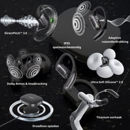 Shokz – OpenFit Pro – Open-ear oordopjes – Actieve ruisreductie – Wit — thumbnail 4