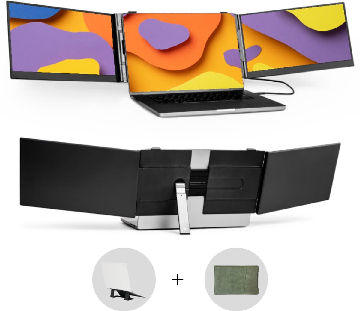 Blerron Flex Pro - 14 Inch - Portable Monitoren - 1 Kabel - Lichtste model 1 KG - Draagbare Monitor - Portable Monitor - Beeldscherm - 1920x1080 FHD — afbeelding 1