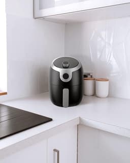 Compacte Elektrische Airfryer met Timer en Antiaanbaklaag 1000W — thumbnail 5
