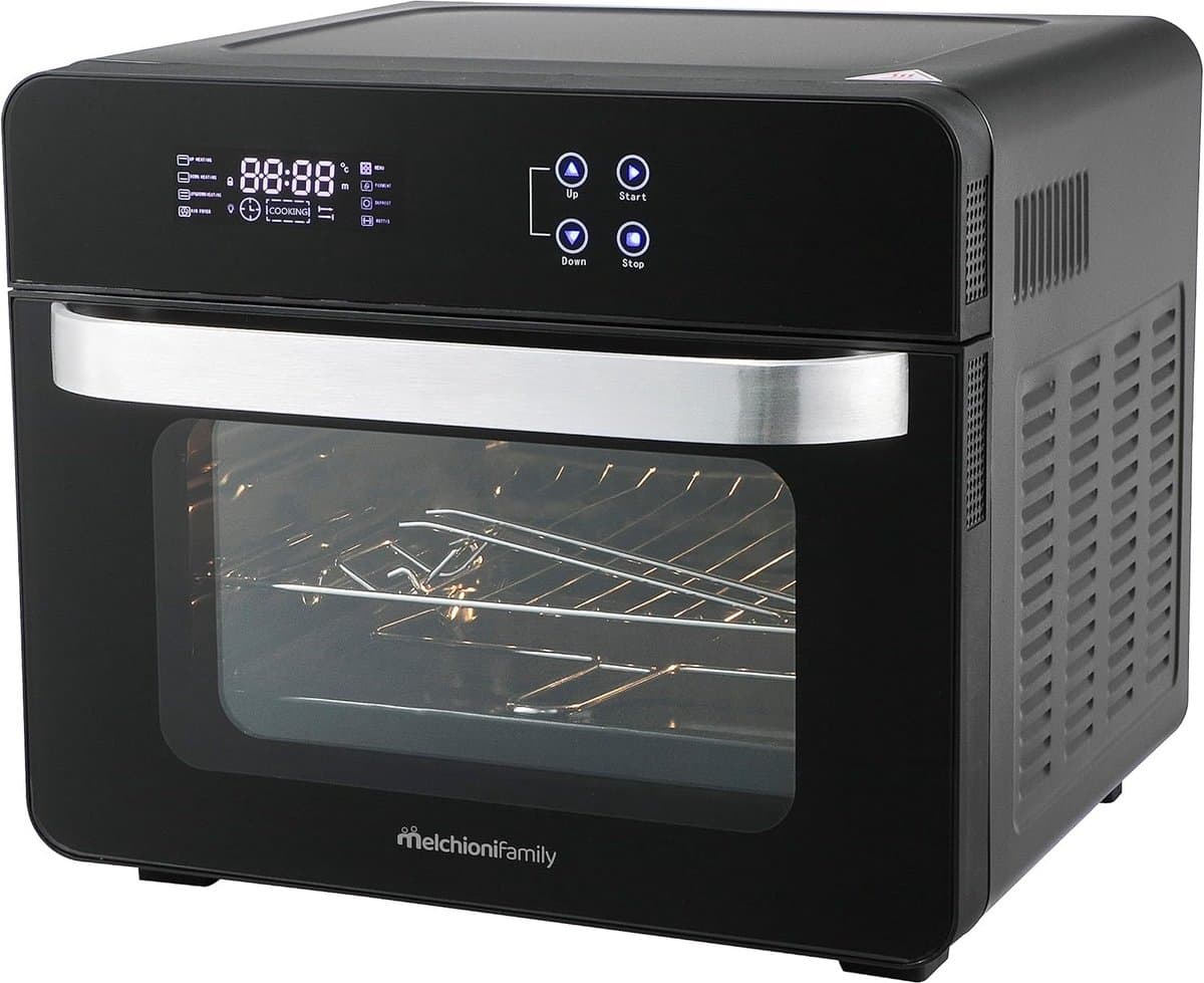 Heteluchtfriteuse Oven - Airfryer - Gezond Koken - 24 Liter Inhoud - 11 Programma's - Zwart — afbeelding 1