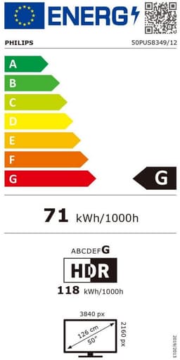 Philips 50PUS8349/12 - 50 inch - 4K LED - 2024 — thumbnail 2