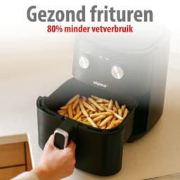 Alpina 6L 1600W Airfryer - Digitale Touch Bediening - Anti-aanbak Frituurmand - Meerdere Kookfuncties — thumbnail 5