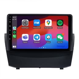 CarPlay autoradio geschikt voor Ford Fiesta | 2009 t/m 2012 | Android 13 | Draadloos Apple CarPlay & Android Auto | 2GB + 32GB | QuadCore processor | Denago DNG-A13 | 2025 model | 2009 2010 2011 2012 | Bluetooth & Wifi — thumbnail 1