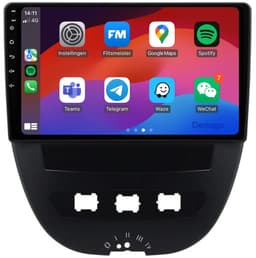 CarPlay autoradio geschikt voor Toyota Aygo | 2005 t/m 2013 | Android 13 | Draadloos Apple CarPlay & Android Auto | 2GB + 32GB | QuadCore processor | Denago DNG-A01 | 2025 model | 2005 2006 2007 2008 2009 2010 2011 2012 2013 | Bluetooth & Wifi — thumbnail 1