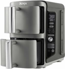Dubbele Lade XL Airfryer met 9,5L Capaciteit en 4 Kookniveaus voor 8 Porties — thumbnail 1
