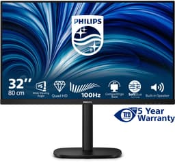 Philips 3000 series 32B2N3500/00 computer monitor 80 cm (31.5") 2560 x 1440 Pixels Quad HD LCD Zwart — thumbnail 5