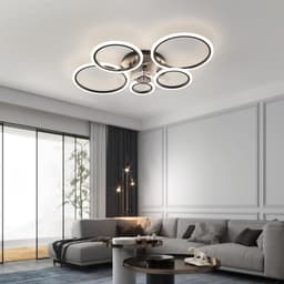 Dimbare plafondlamp met ventilator, compatibel met spraakbesturing en slimme assistenten — thumbnail 1