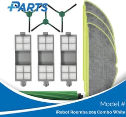 iRobot Roomba 205 Combo White Onderhoudsset (Plus.Parts® alternatief voor 4849965) — thumbnail 1