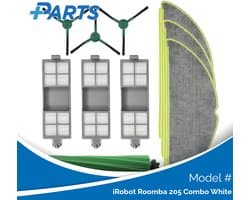 iRobot Roomba 205 Combo White Onderhoudsset (Plus.Parts® alternatief voor 4849965)