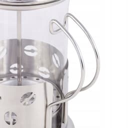 Glazen French Press 1000 ml voor Koffie & Thee - Hittebestendig — thumbnail 3