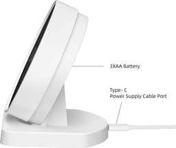 Draadloze thermostaat | Wifi touchscreen | Draadloos 433MHz ontvanger | Tuya Smart Life & spraak | Zwart/Wit — thumbnail 3