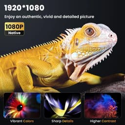 Mini Beamer - Mini projector - FHD - AV - Audio - 2x USB - HDMI - 100.000 uur - Bluetooth 5.1 - 10.000:1 contrast - 9500 lumen — thumbnail 4