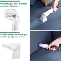 DailySupplies® Draagbare Vlekkenreiniger - Tapijtreiniger - Bank Reiniger - Wit — thumbnail 3