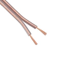 Luidspreker kabel (CU koper) - 2x 2,50mm² / transparant - 10 meter — thumbnail 2