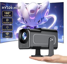 Mini beamer - Projector - Beamerscherm - Projectiescherm - Outdoor & Indoor Projector - — thumbnail 1