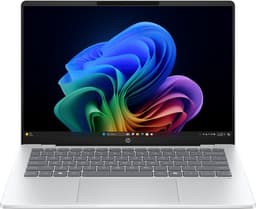 HP OmniBook 5 NGAI 14-he0900nd Copilot+ PC Snapdragon X1-26-100 Laptop 35,6 cm (14") 2K 16 GB LPDDR5x-SDRAM 512 GB SSD Wi-Fi 6E (802.11ax) Windows 11 Home Zilver QWERTY — thumbnail 1