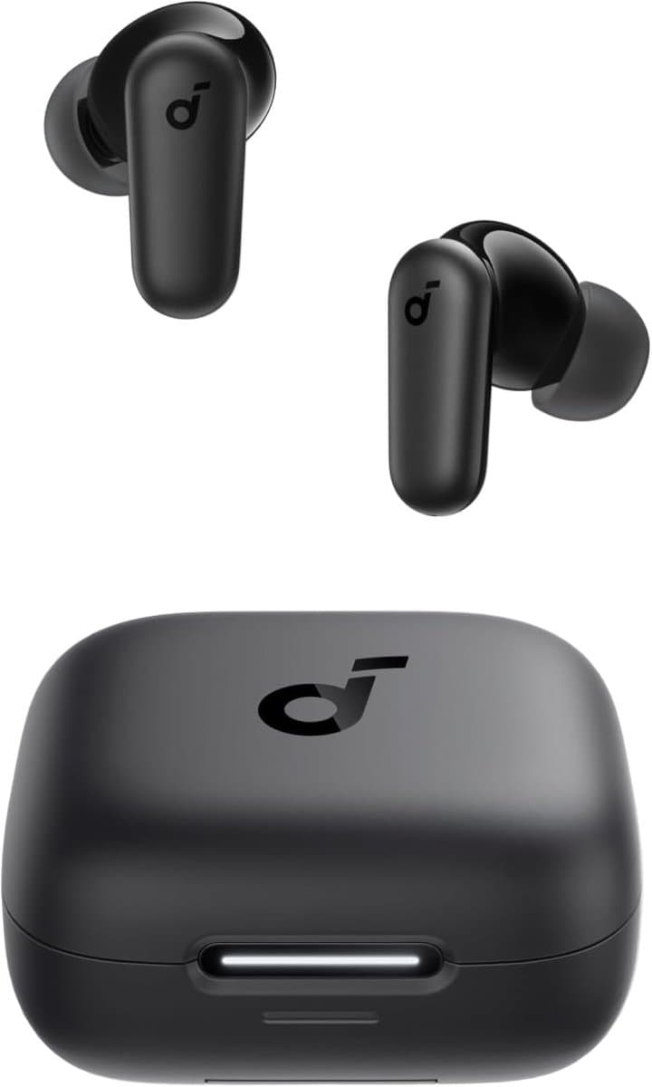 Anker soundcore P30i Draadloze Oordopjes - ANC - Bluetooth 5.4 - Oortjes - Zwart — afbeelding 1