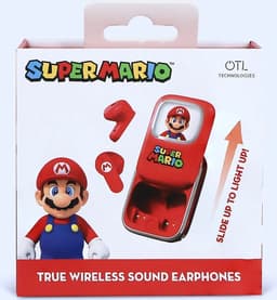 Super Mario - draadloze oordopjes - schuifdisplay met LED verlichting - met oplaadcase - touch control - lange batterijduur — thumbnail 5