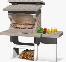 Sarom Fuoco - Betonnen barbecue - Luxor - Houtskool en hout - 159 x 72 x 161,5 cm — thumbnail 1