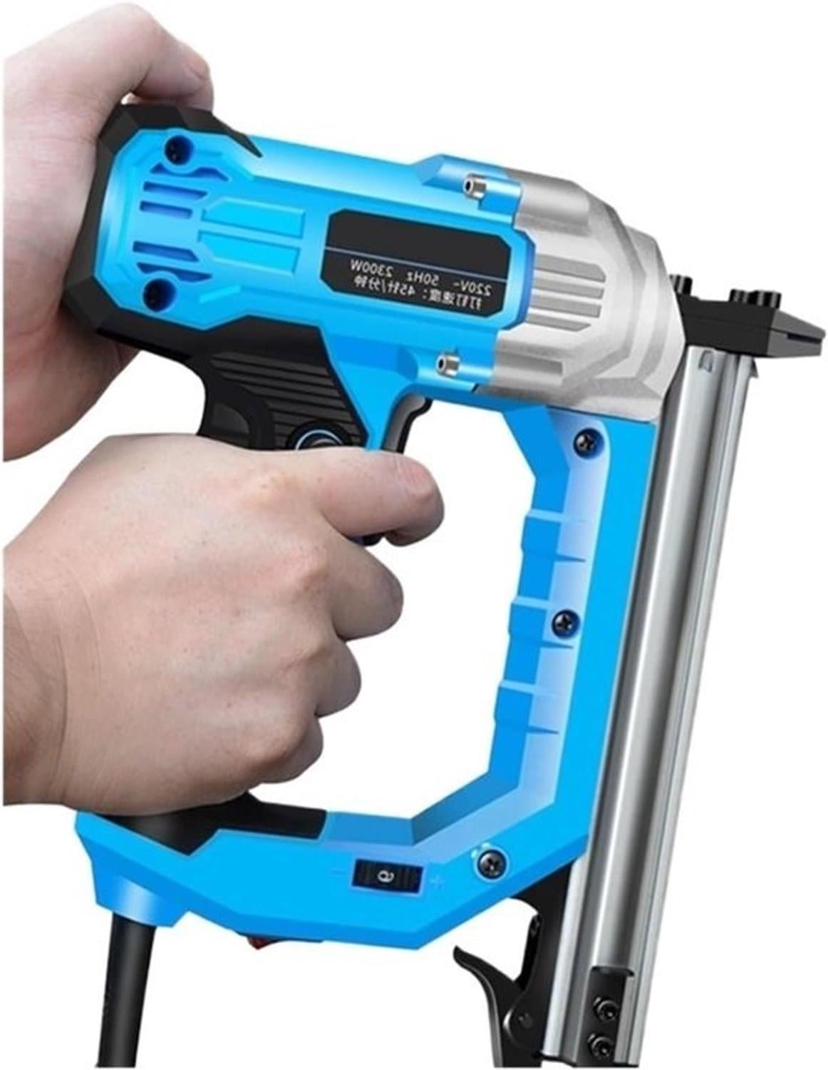 Elektrisch schiethamer - 2300W spijkerpistool - 6 snelheden - Voor houtbewerking en beton — afbeelding 1