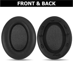 Replacement Ear Pads Compatible with Sony WH-1000XM3 Headphones, Soft Protien Leather (Black) - ShopVlot — thumbnail 3