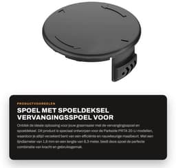 Byshayne- Spoel met Deksel - Geschikt voor Parkside Prta 20-Li A1/b1/b2/c3 — thumbnail 4