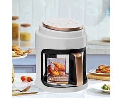 Airfryer - 3L – Heteluchtfriteuse - 1000W – Olievrij Frituren – LED Touchscreen - en 360° Hete Lucht – Voor Gezonder Koken - Veilig in Gebruik - Zwart