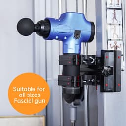 SnelShoppen - Hand-Free Massage Gun Holder voor Rug, Percussieve Spiermassage Gun Montagesysteem voor Zelfmassage, Geschikt voor de meeste Massageguns — thumbnail 3