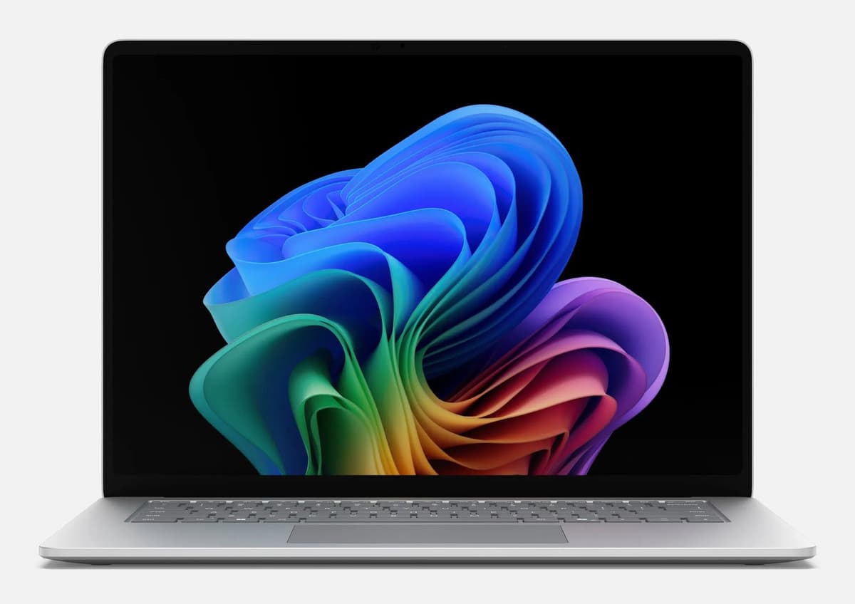 Microsoft Surface Laptop 8 Copilot+ PC Snapdragon 38,1 cm (15) Touchscreen 16 GB LPDDR5x-SDRAM 512 GB SSD Wi-Fi 7 (802.11be) Windows 11 Pro Platina — afbeelding 1
