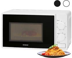 Magnetron met oven - Compacte oven - Snel maaltijden - 6 vermogensstanden - 20 liter inhoud - Wit