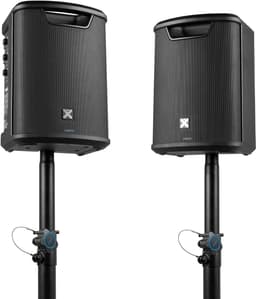 Vonyx PRO X1A PA systeem met standaards - draadloze speaker set - Bluetooth speakers - 500W — thumbnail 1