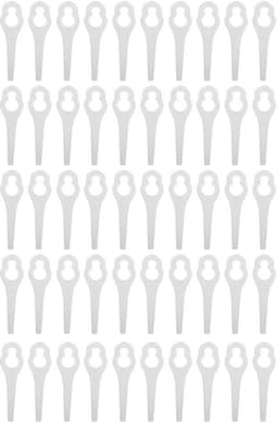 Dailygoods- Maaimessen 50 Stuks - Kunststof - Grasmaaier Mes - Geschikt voor ALM 28/30 - Duurzaam - Efficiënt Maai-effect - Grasmaaierbladen — thumbnail 5